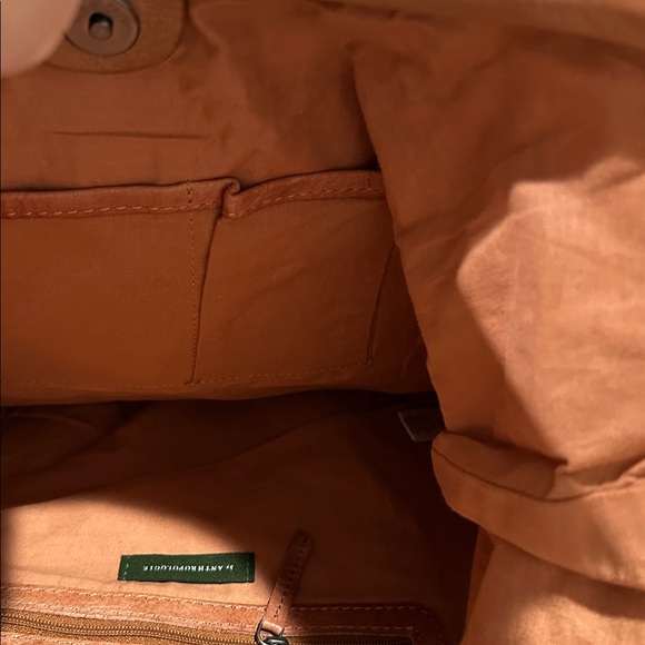 NWT-anthropologie leather tote - Picture 4 of 6